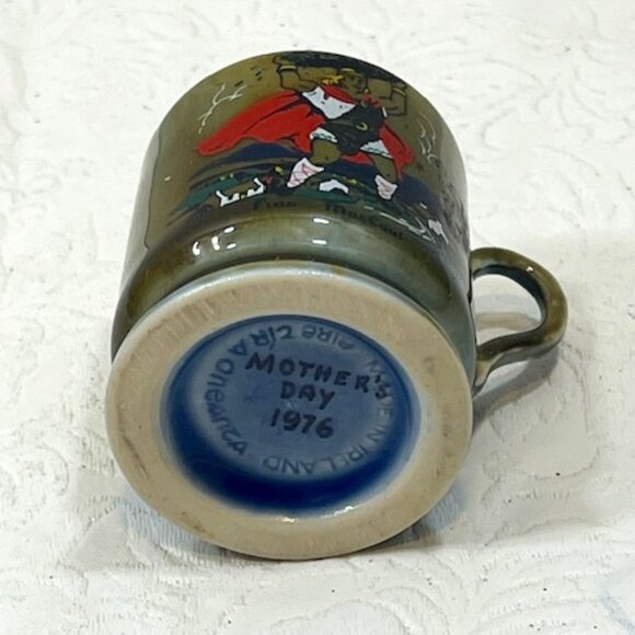 VTG Finn MacCoul Irish Porcelain Miniature Shot Mug Cup Collectible Mythology2" - Picture 8 of 9